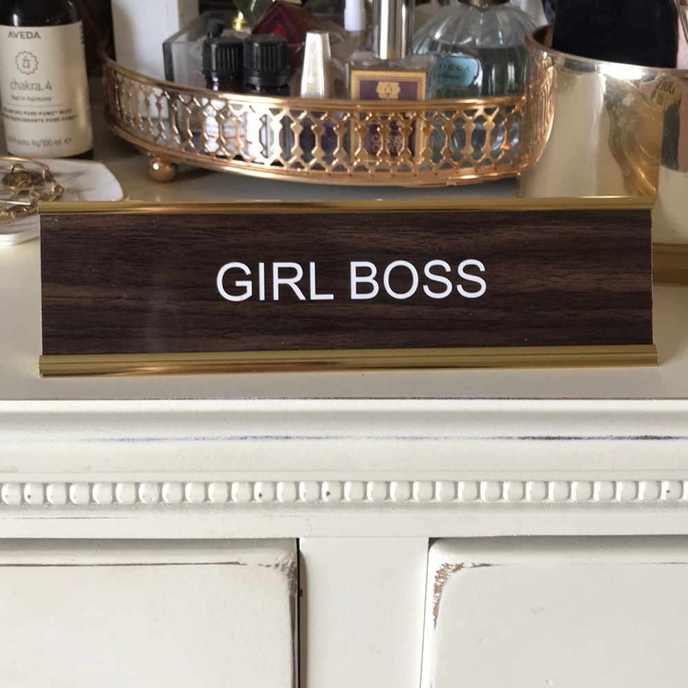 Girl Boss Desk Decoration